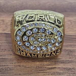 Green Bay Packers 1996 Championship Ring Men's‎ Size 11 Fan Edition Super Bowl
